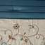 Ensemble d'édredon brodé 7 pièces bleu marine-117508986-117508985