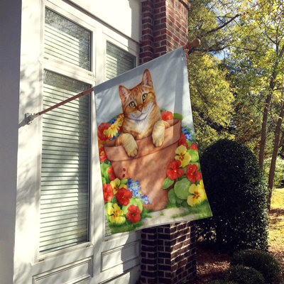 Double Sided Polyester Animal Garden Flag