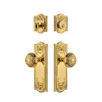 Nostalgic Warehouse Meadows Entry Set with Egg & Dart Knob