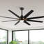 Ventilateur de plafond surdimensionné à DEL standard avec télécommande et ensemble d'éclairage inclus-110096758-110096759