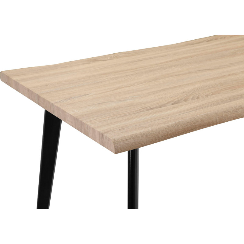 Seaman Metal Base Dining Table, 76cm H x 90cm W x 180cm L