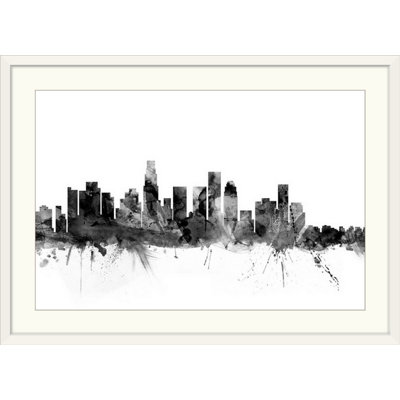 Francy " Los Angeles California Skyline " by Michael Tompsett