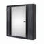 Armoire de salle de bain murale polyvalente avec tablettes intérieures et style moderne