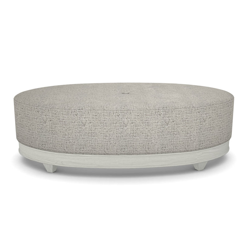 Repose-pieds Evelyn, Casablanca, Graphite Tuck