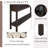 Entryway Console Table, 60" Long Sofa Table With Two Different Size Drawers And Bottom Shelf-1233390891-1233390888