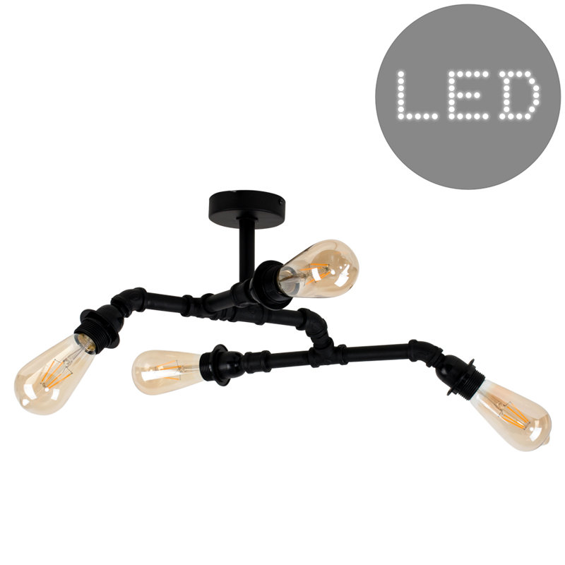 Hanley Semi Flush Mount, 4W E27 LED (included)