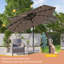 Parasol de marché avec lumières solaires, parasol de table pour la terrasse-2106624764-2106624766