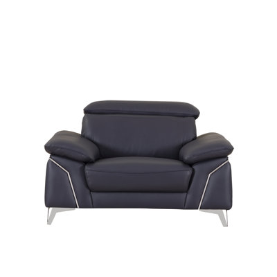 Fauteuil en cuir italien Global United