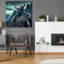 Art mural en verre épique «Viking Warrior» par Rey Klimt-109884558