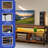 Lory Industrial TV Stand , TV Console, Multifunction Media Console With LED Strip and Built-in Power Outlet-79464589