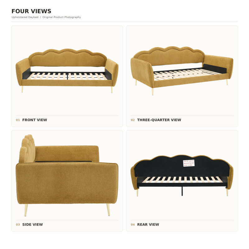 Orrin Cloud Daybed, Yellow