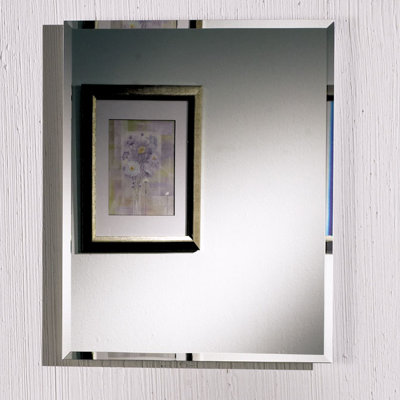 Kinard 16'' W 26'' H Recessed Medicine Cabinet Mirror 2 Adjustable
