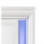 Miroir blanc perle avec DEL