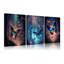 3 Piece Wrapped Canvas Print-108038506