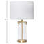 Lampe de table en verre / métal -148122102