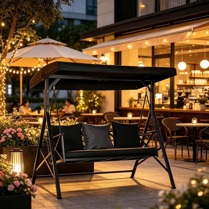 Balancelle d'extérieur, balancelle de jardin, balançoire d'extérieur