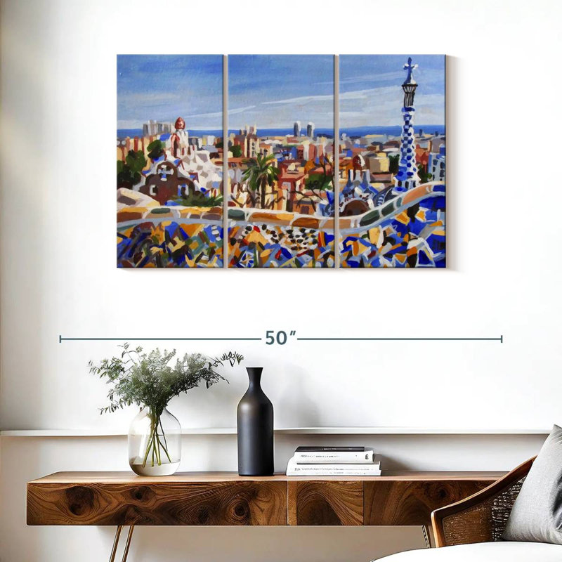 Sirci Barcelona Gaudi, H 24 po x l 38 po