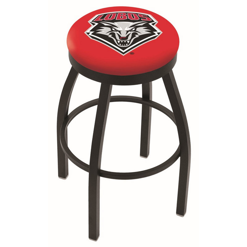NCAA 36" Swivel Bar Stool, New Mexico, Black