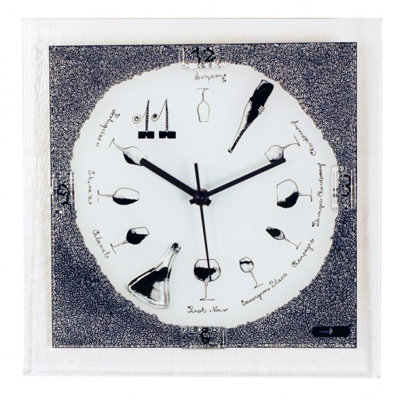Glass Wall Clock