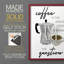 «Coffee is the Response», reproduction encadrée - bois massif-1262373098-1262373092