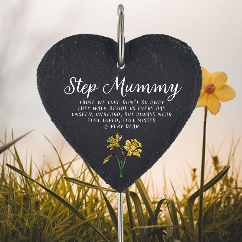 Lozoya Stone Plants & Flowers Memorial Plaque