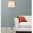 60'' Matte Brushed Nickel Floor Lamp