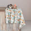 Cotton Printed Tablecloth With Woodland Flora And Fauna Pattern