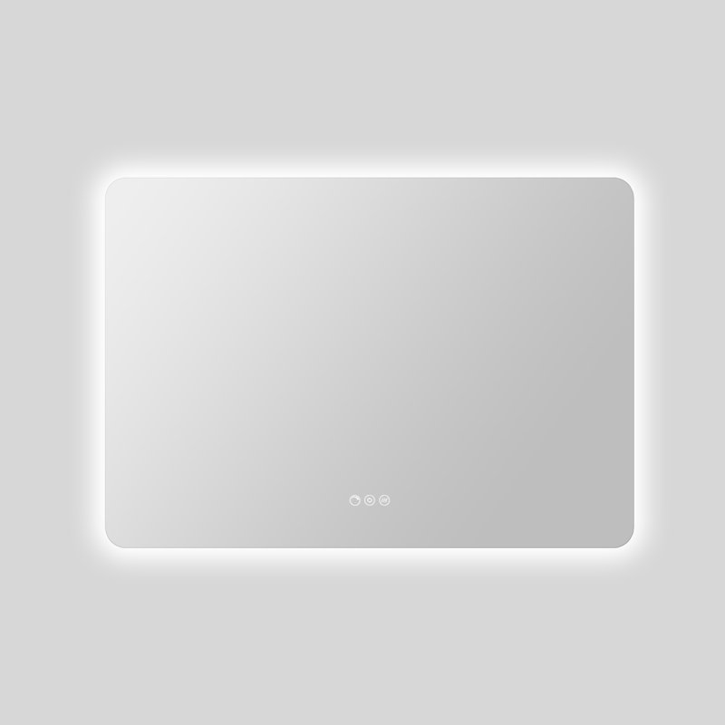 40" x 28" Frameless LED Bathroom Vanity Mirror with Anti-Fog