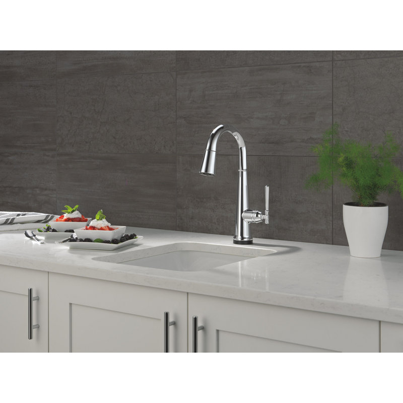 Touch2O Bar / Prep Faucet with Touchless Technology, Lumicoat  Chrome
