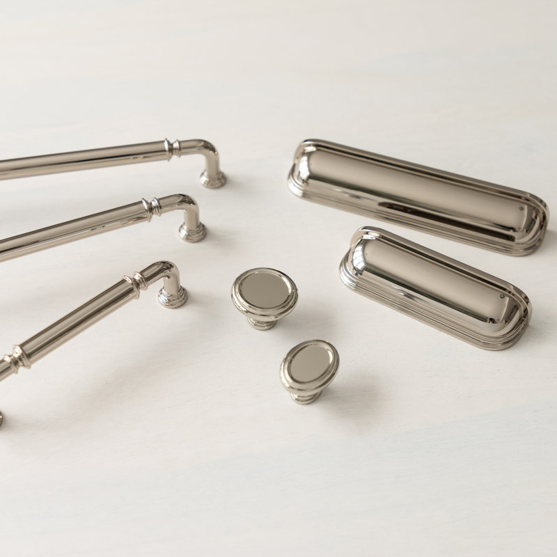 Berkshire Cup Pull, 5-1/16", Polished Nickel