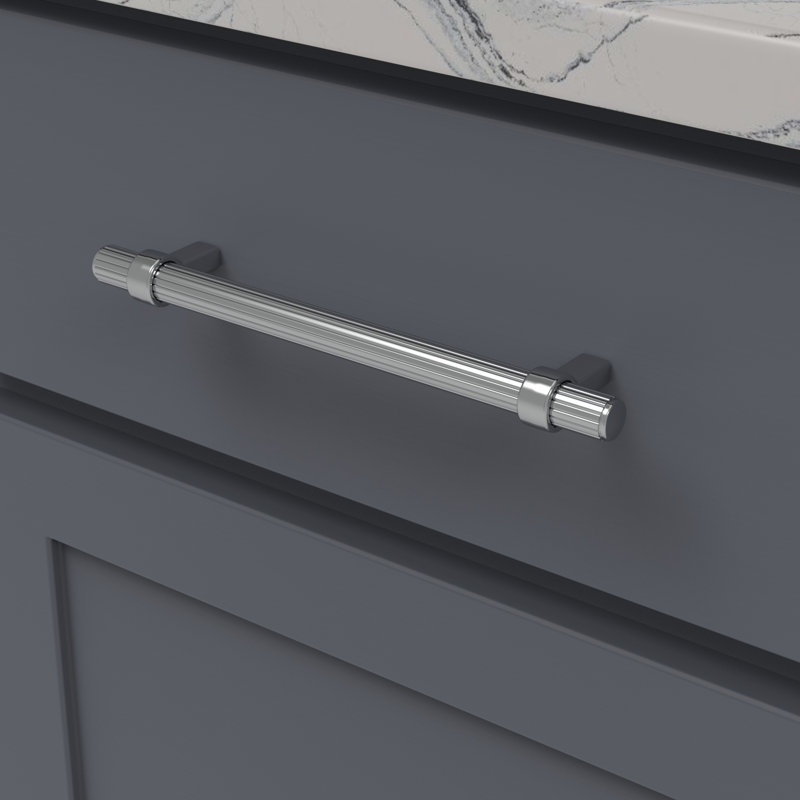 Sinclaire Bar / Handle Pull, 6.31, Chrome, 0.75