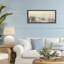 Cadre flottant White Moon Over Ocean, design par Patricia Pinto-175030673-175030685
