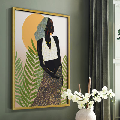 Her Grace Framed Print - Solid Wood
