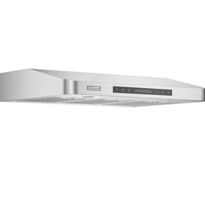 30-in 500 Cfm Stainless Steel Under Cabinet Range Hood With Baffle Filters, Remote Control - Etl Certified 