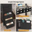 Lit superposé avec bureau, lit superposé double au-dessus de double avec 5 tiroirs de rangement et station de charge-1362854354