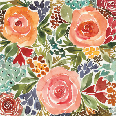 Ode To Spring I by Cheryl Warrick - Wrapped Canvas Painting