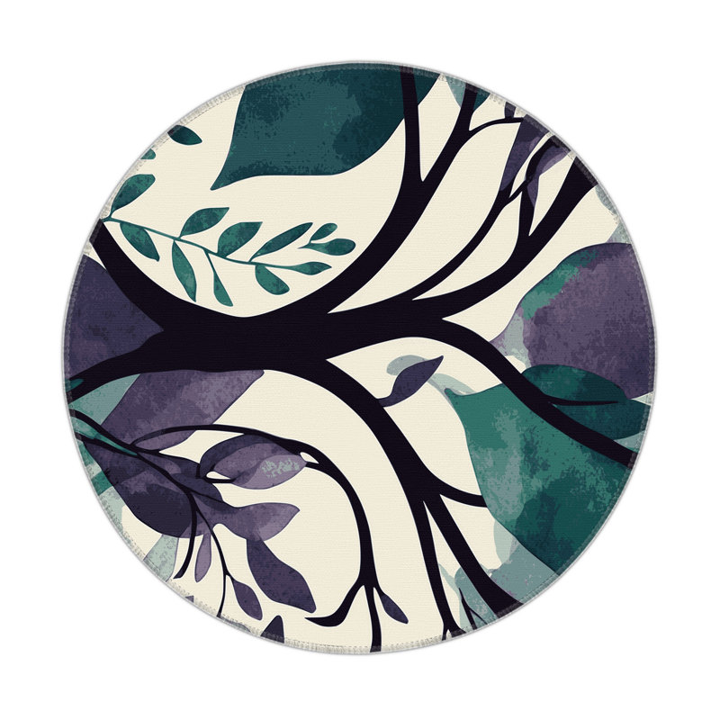 Ivy Eclipse Indoor And Outdoor Area Rug, Round 5'