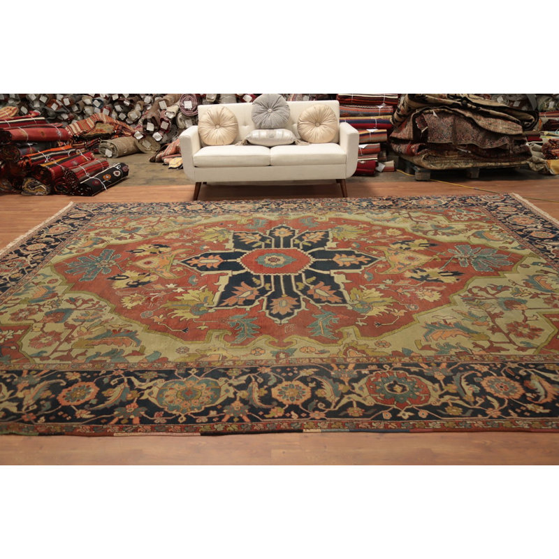 Grand tapis traditionnel pré-1900 11 x 13