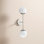 Bridgit 2 Light Glass Dimmable Wall Sconce