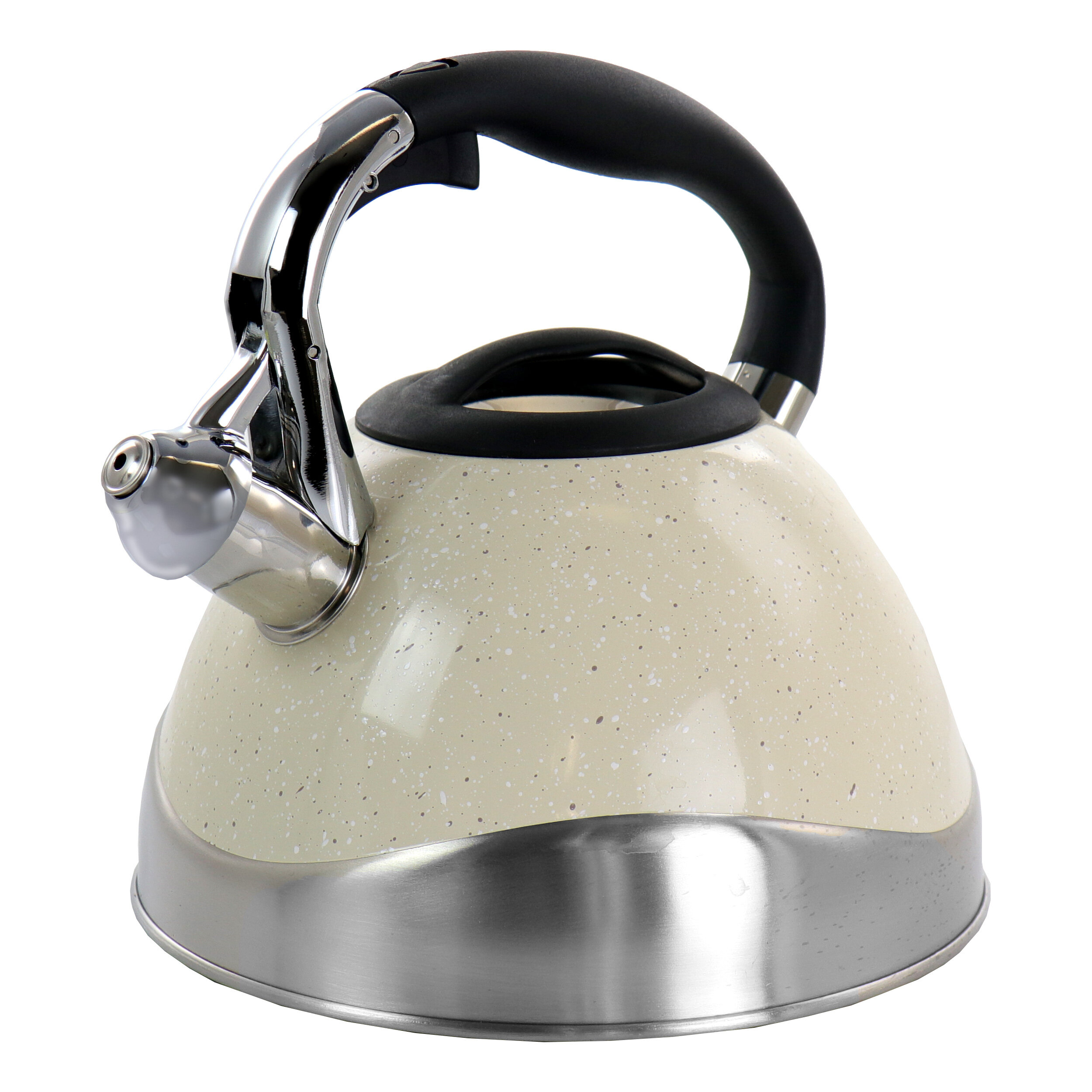 Mega Chef 3 Quarts Stainless Steel Whistling Stovetop Tea Kettle & Reviews