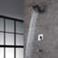 Système de douche complet avec valve brute