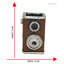 Leite Resin Speaker Flower Plant Pot