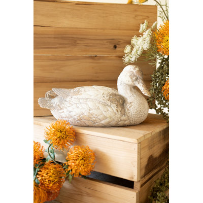  Nature Inspired Decorative Duck for Home Styling - 13"H Set of 2