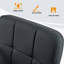 Chaise pivotante inclinable avec pied réglable et hydraulique