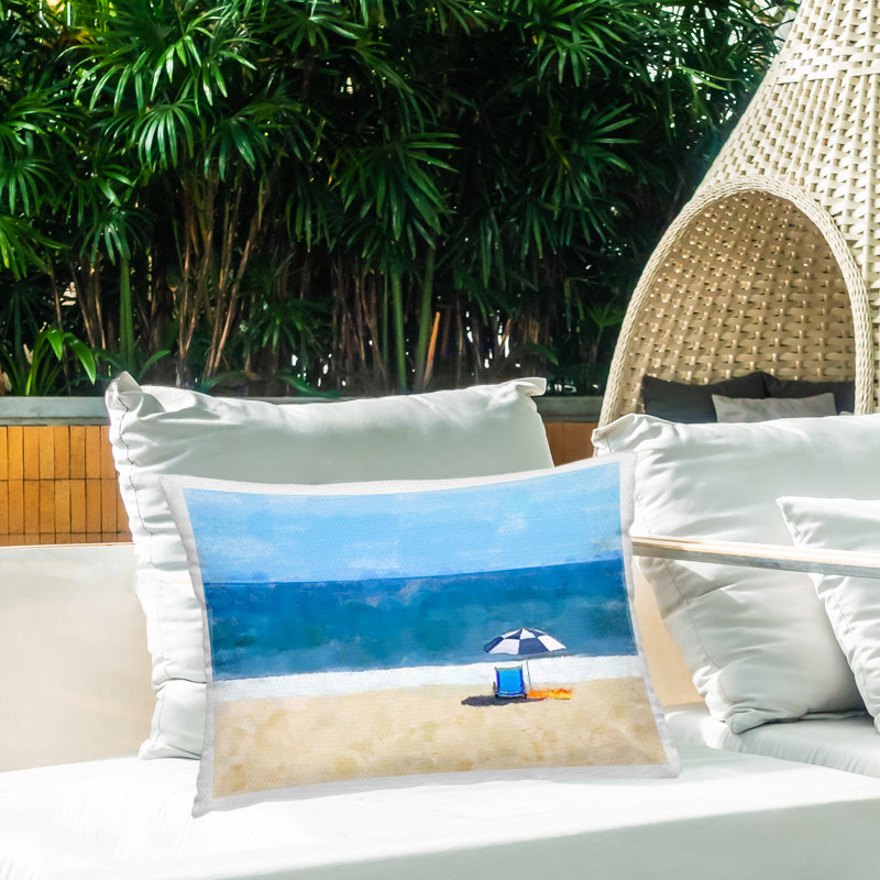 Coussin d'extérieur Sunny Beach Day Chair, par Jeff Pica