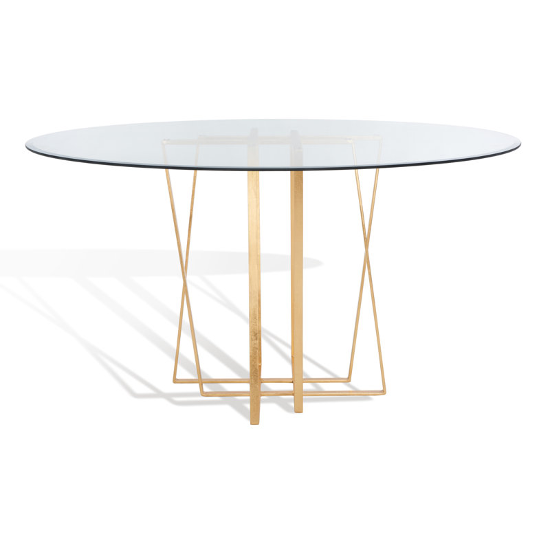 Scotty Round Glass Dining Table