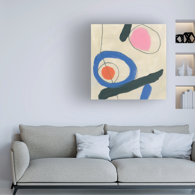 «Dreaming Miro I» sur toile, H 14 po x l 14 po x P 2 po