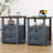 Azella Frame 2 End Table Set with Storage and Built-In Outlets-842143930
