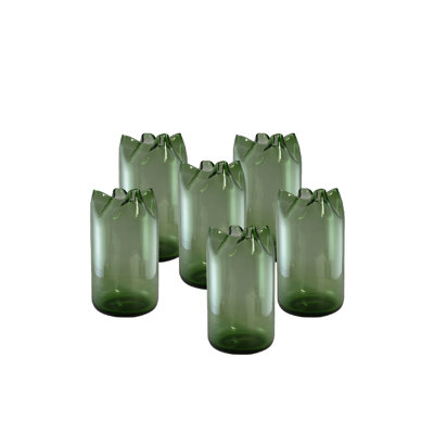  Vase en verre Mosswave Green