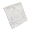 Ensemble de 4 assiettes 10 "- blanc